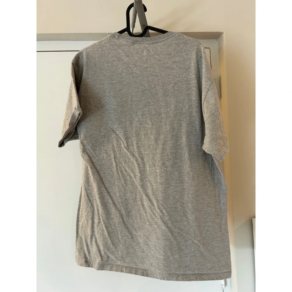 Champion T-Shirt Mens Large Gray Excellent Short Sleeve Crewneck‎ Embroidered - Picture 3 of 8